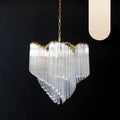 Murano Shaded Trasparent Prism Chandelier product image