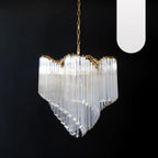Murano Shaded Trasparent Prism Chandelier product image