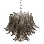 Murano Smoked Ferns Glass Chandelier product image