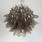 Murano Smoked Ferns Glass Chandelier product image