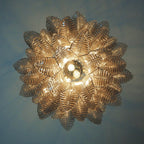 Murano Smoked Ferns Glass Chandelier product image