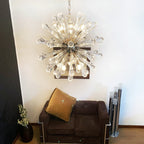 Vintage Murano Sputnik Glass Chandelier detail view