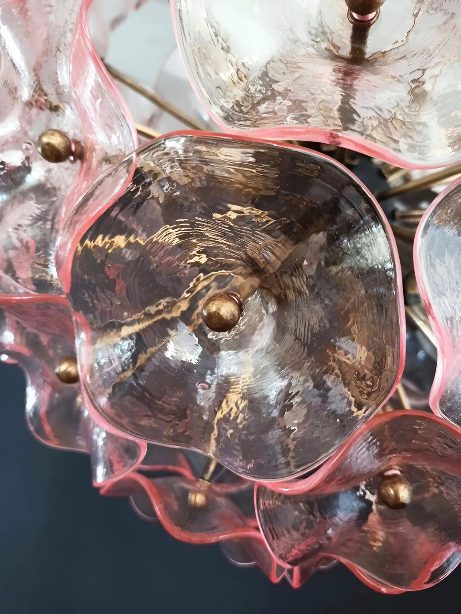 Murano Sputnik Poppy Pink Chandelier product image