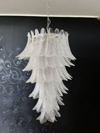 Murano Transparent Felch Spiral Chandelier product image