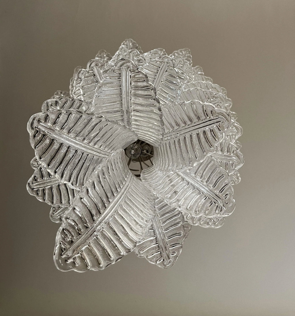 Murano Transparent Felch Spiral Chandelier product image