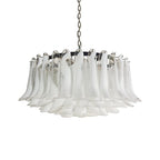 Murano Transparent Glass Petal Chandelier product image