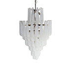 Murano Transparent Petals Glass Chandelier product image