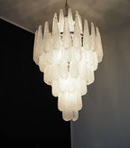 Murano Transparent Petals Glass Chandelier product image