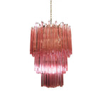 Murano Triedri Prisms Pink Chandelier product image