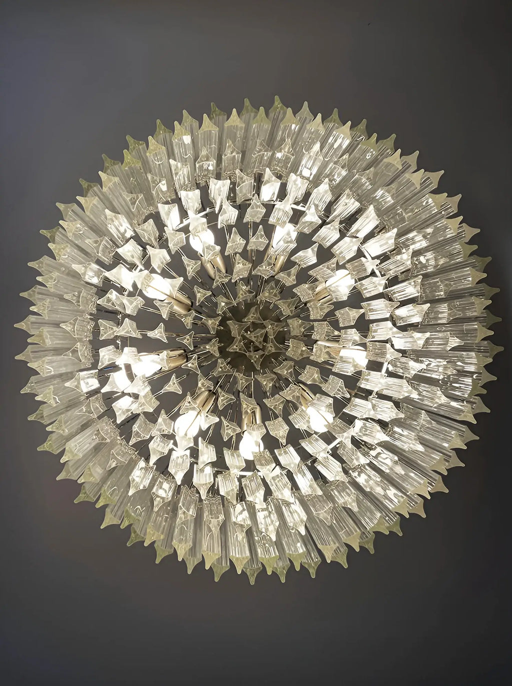 Murano Round Prisms Transparent Chandelier product image