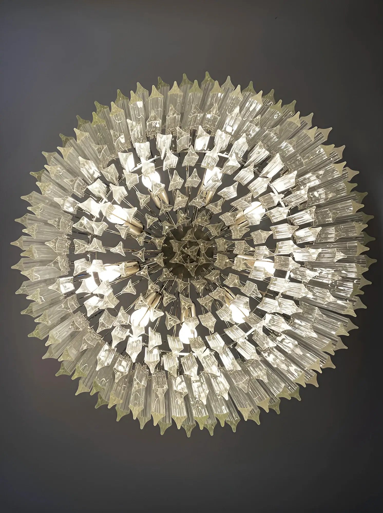 Murano Round Prisms Transparent Chandelier product image