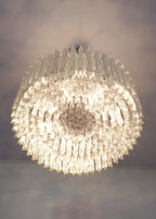 Murano Round Prisms Transparent Chandelier product image