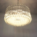 Murano Round Prisms Transparent Chandelier product image