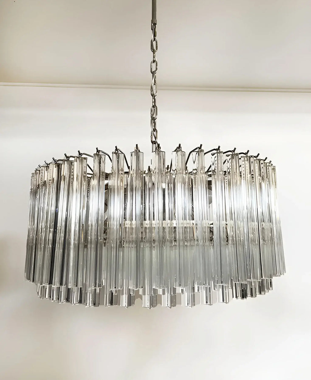 Murano Round Prisms Transparent Chandelier product image