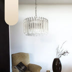 Murano Round Prisms Transparent Chandelier product image