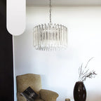 Murano Round Prisms Transparent Chandelier product image