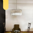 Murano Round Prisms Transparent Chandelier product image