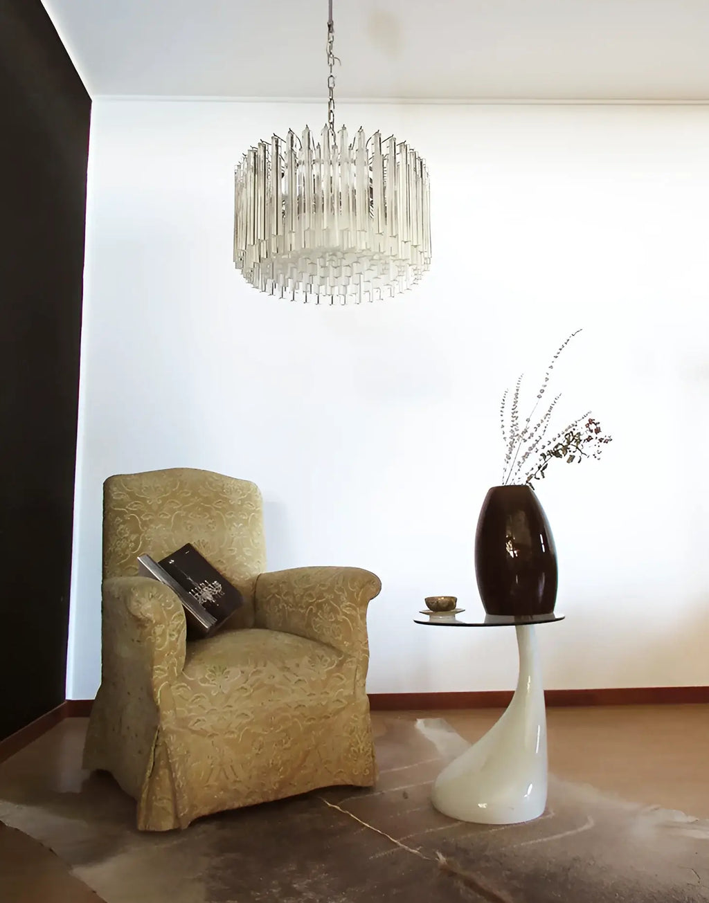 Murano Round Prisms Transparent Chandelier product image
