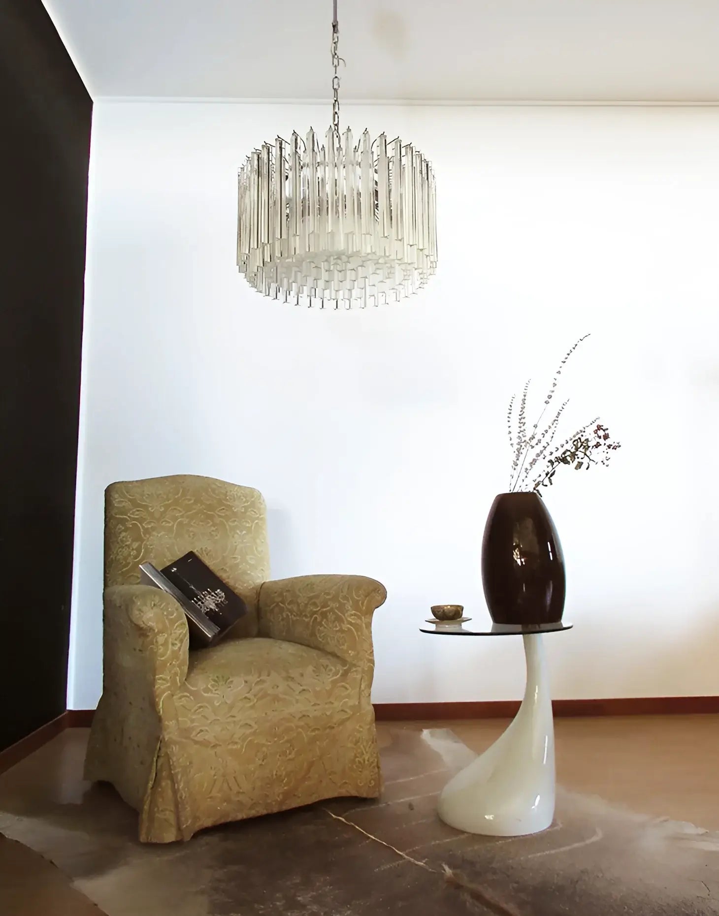 Murano Round Prisms Transparent Chandelier product image