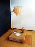 Amber Glass Leaf Chandelier Glass lighting by Bling Lighting Studio