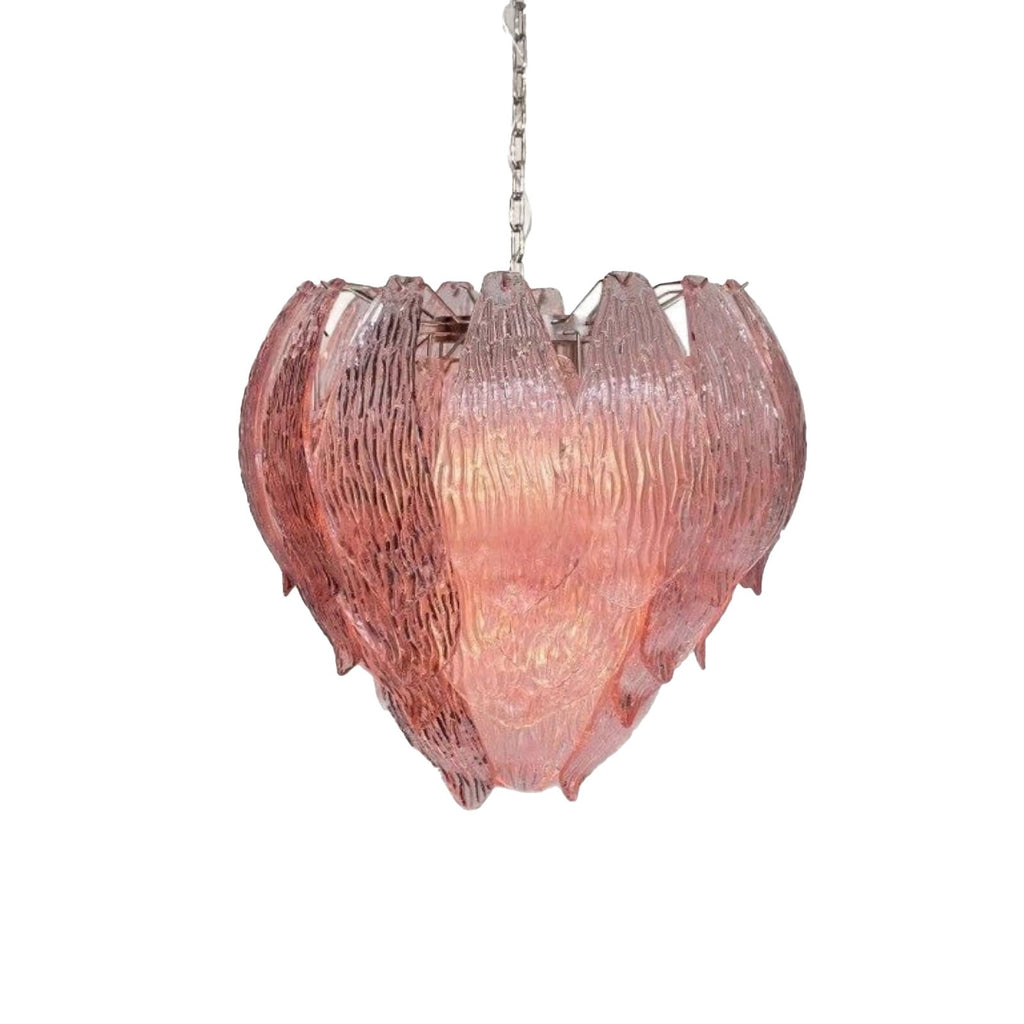 Murano Flower Bud Glass Chandelier by Bling Lighting Studio