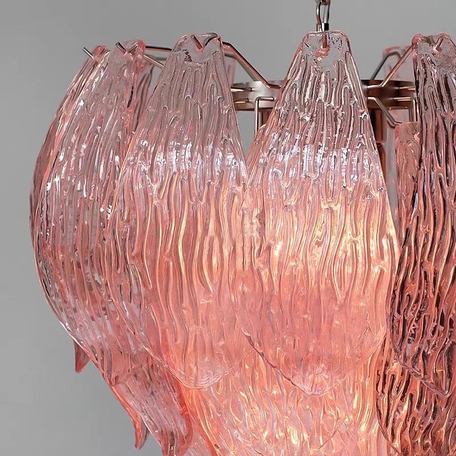 Murano Flower Bud Glass Chandelier additional product view