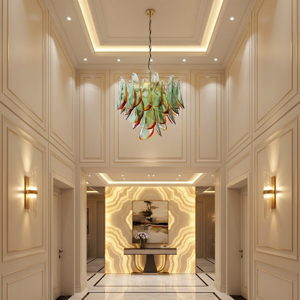 Murano Glass Chandelier material and finish detail