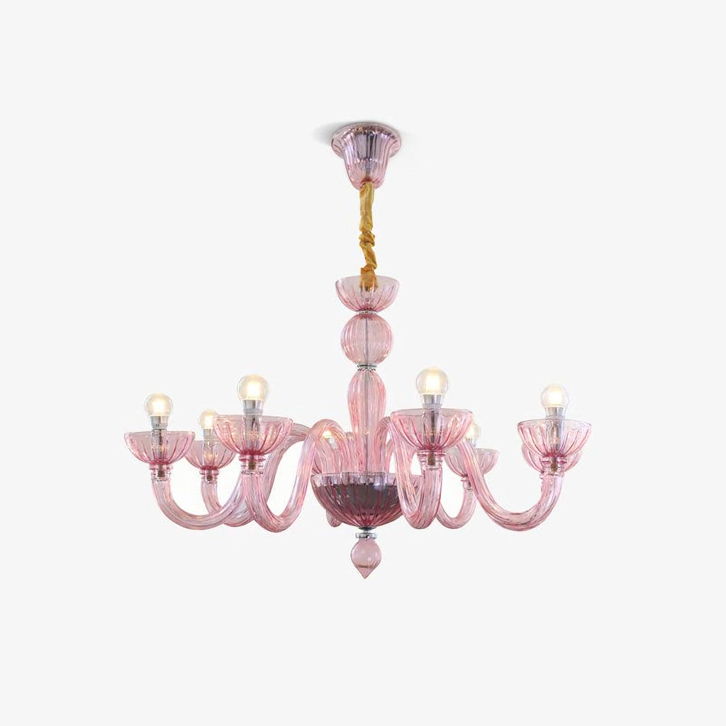 Pink Ares Murano Glass Chandelier product image