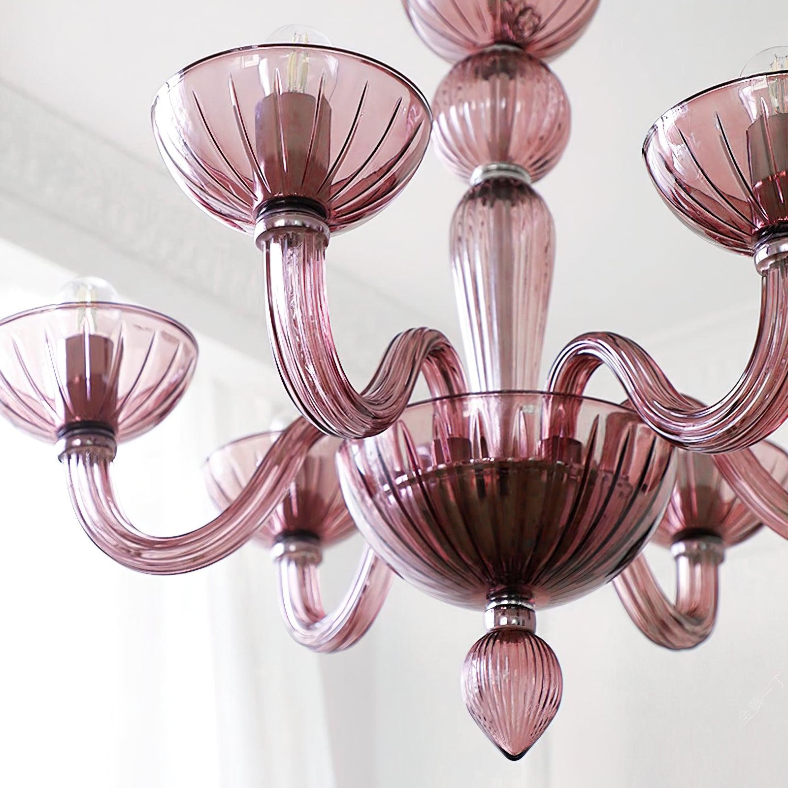 Pink Ares Murano Glass Chandelier product image
