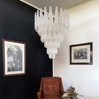 Modern Murano Glass Dewdrop Chandelier product image