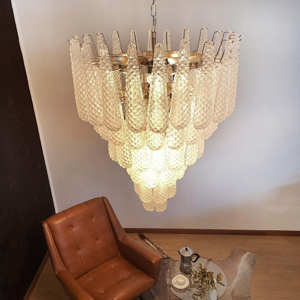 Modern Murano Glass Dewdrop Chandelier product image