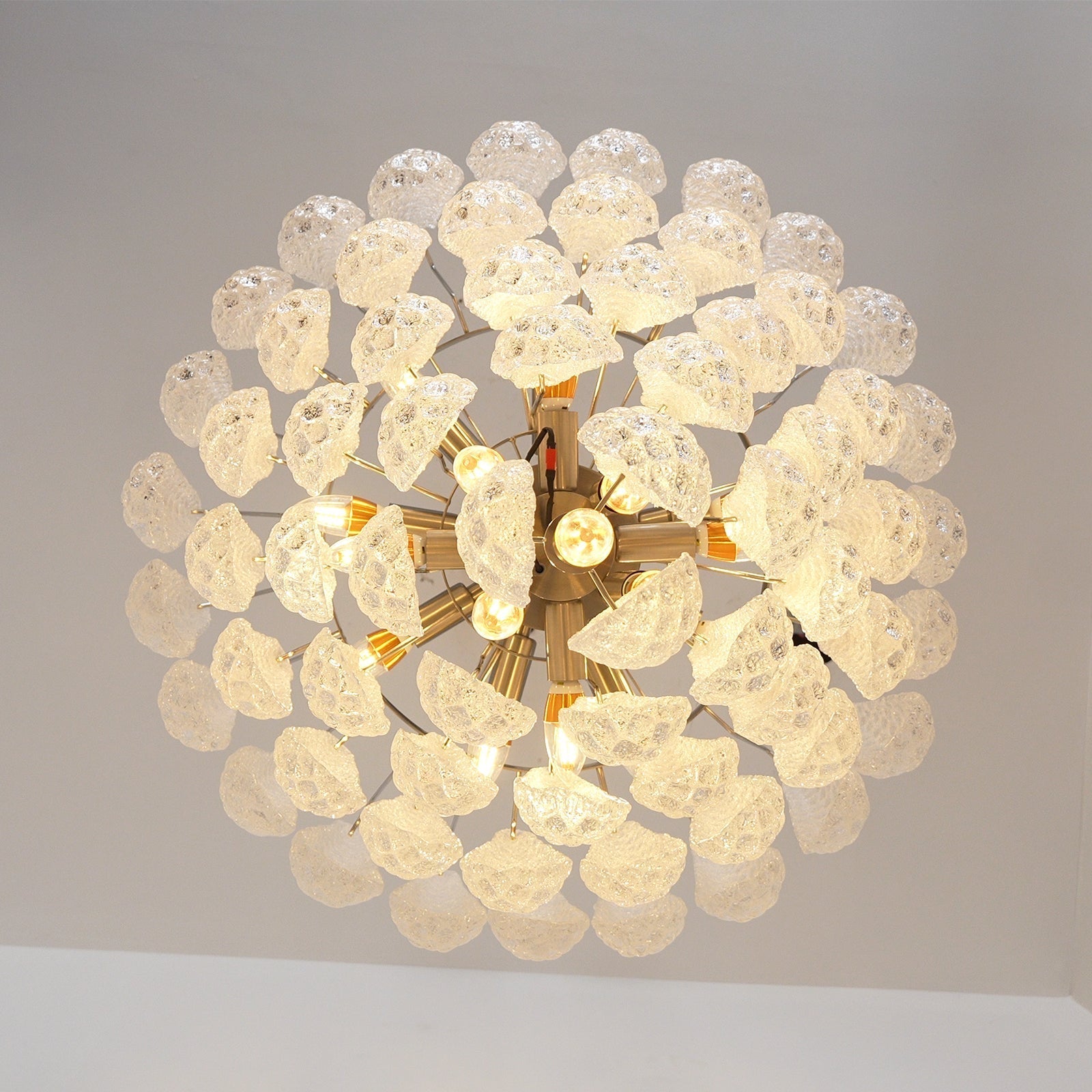 Modern Murano Glass Dewdrop Chandelier product image