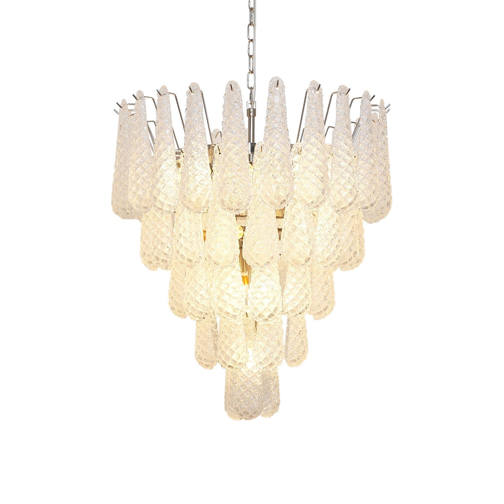 Modern Murano Glass Dewdrop Chandelier product image