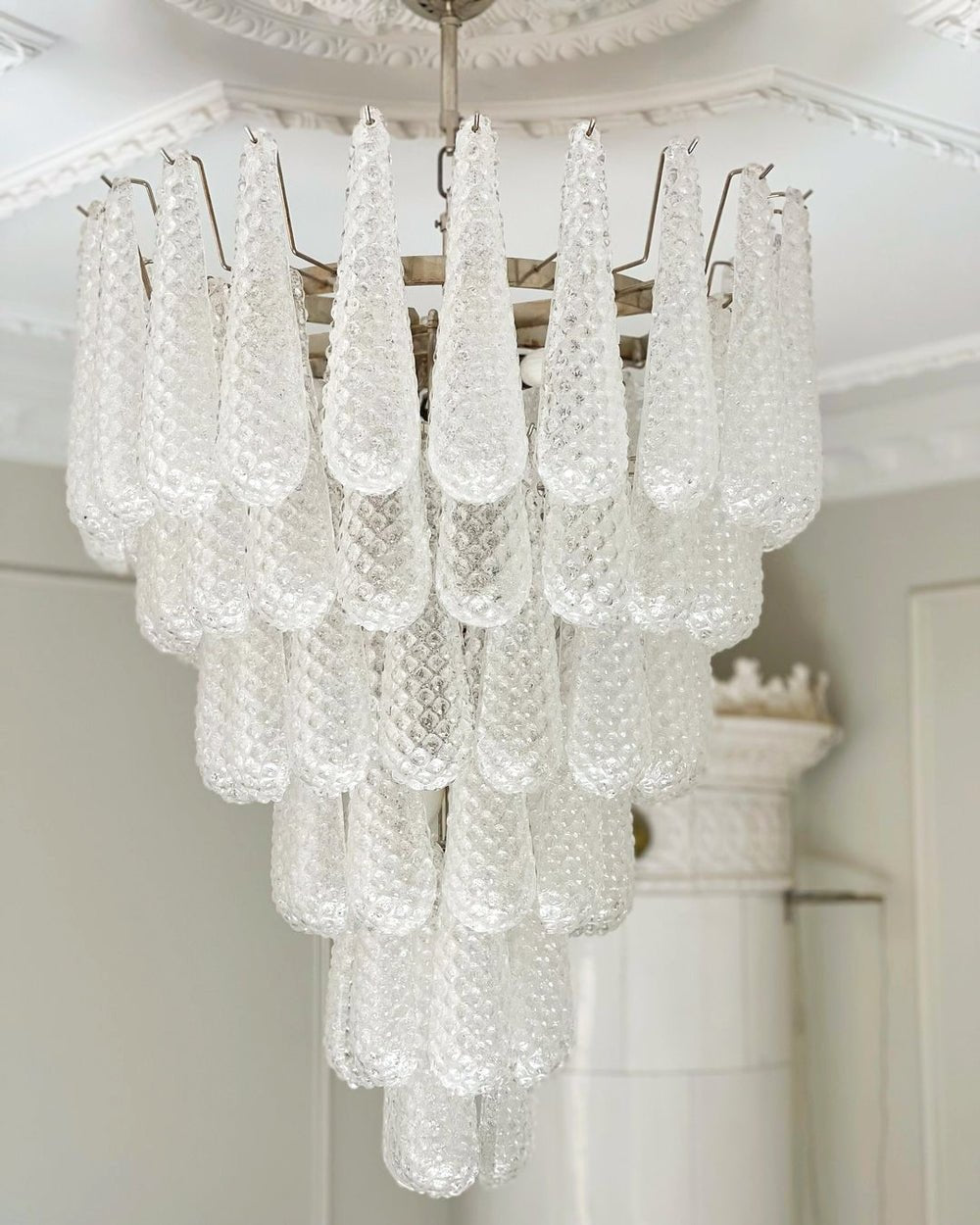 Premium Murano Glass Pinecone Chandelier
