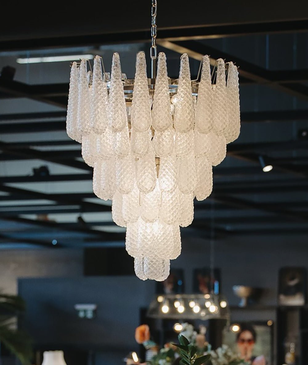 Premium Murano Glass Pinecone Chandelier