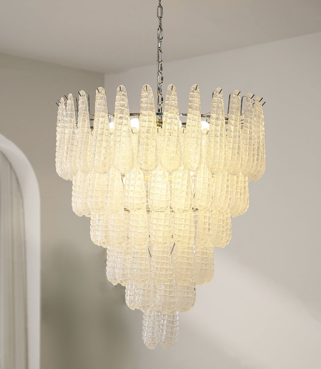 Premium Murano Glass Pinecone Chandelier