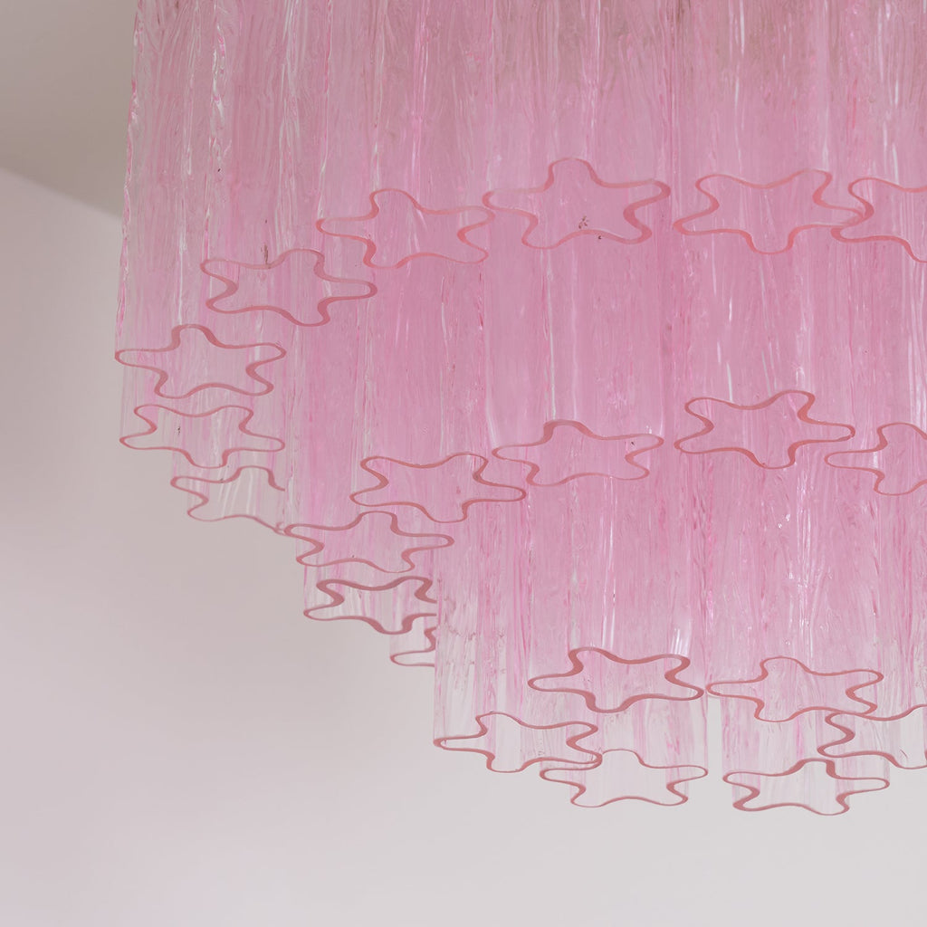 Tubes Pink Glass Ceiling Light Glass lighting by Bling Lighting Studio