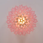 Tubes Pink Glass Ceiling Light Glass lighting by Bling Lighting Studio