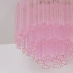 Tubes Pink Glass Ceiling Light Glass lighting by Bling Lighting Studio
