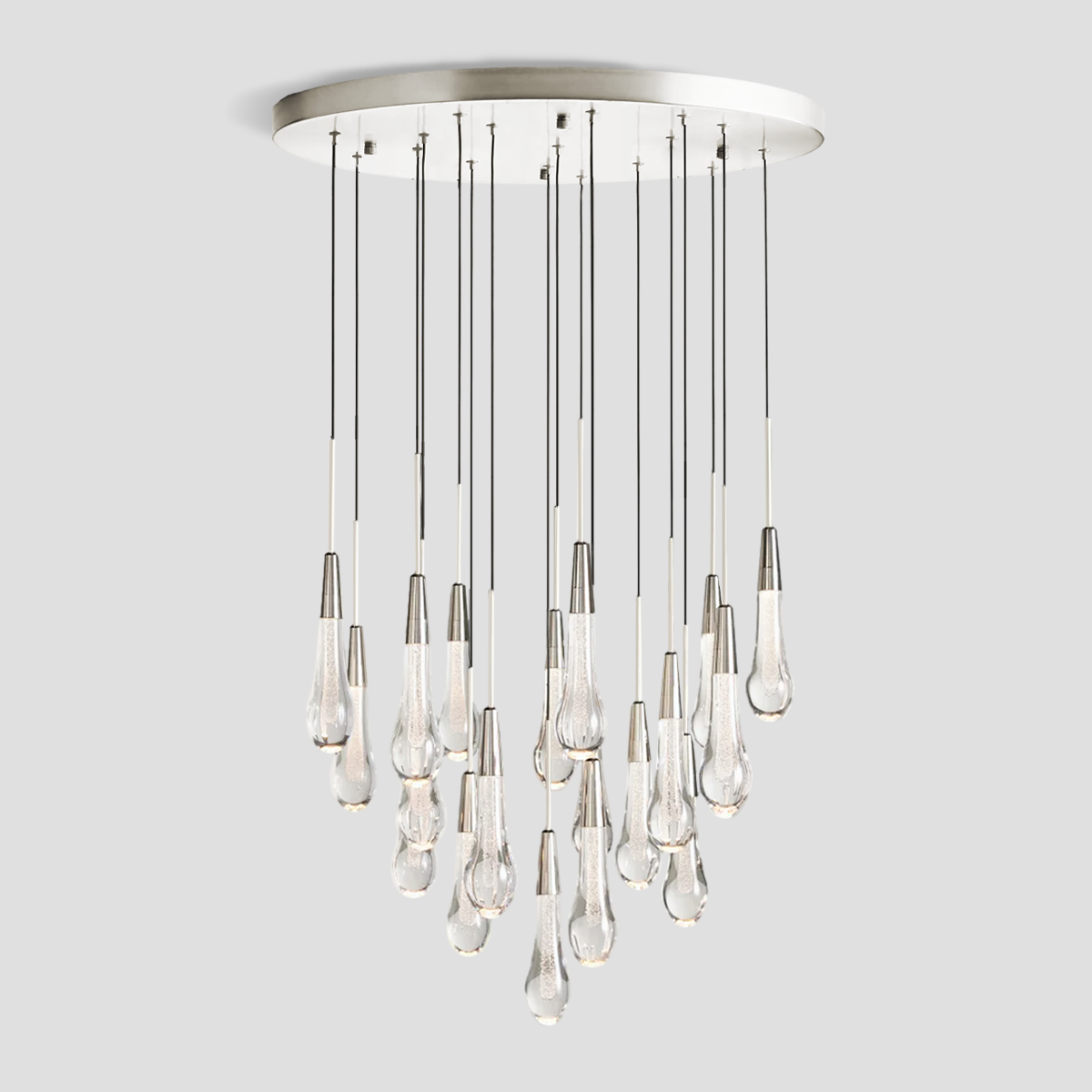 Soltaire Round Chandelier 17'' 24'' 36'' 40'' 58''D product image
