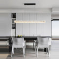 Natural Alabaster Kitchen Island Chandelier 60" by Bling Lighting Studio