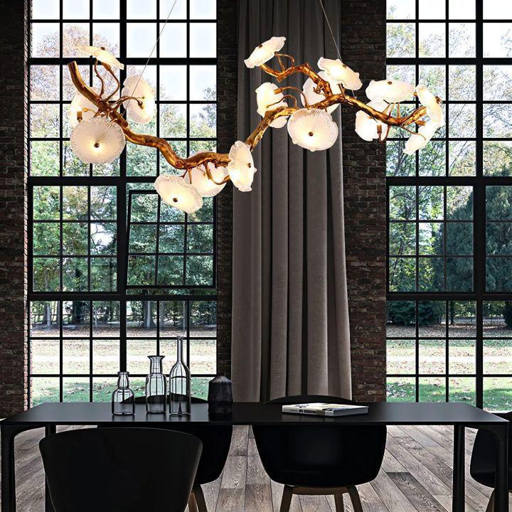 Nenufar Blooming Chandelier by Bling Lighting Studio