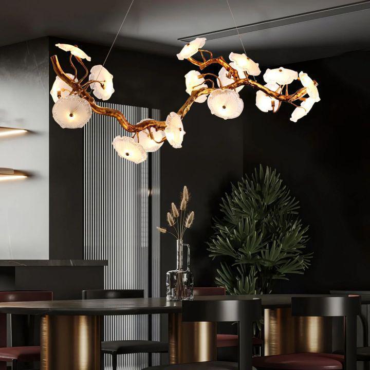 Nenufar Blooming Chandelier by Bling Lighting Studio