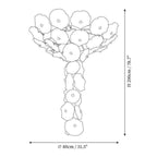 Nenufar Water Branch Chandelier for High Ceilings product image