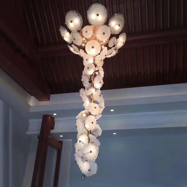Nenufar Water Modern Branch Chandelier by Bling Lighting Studio