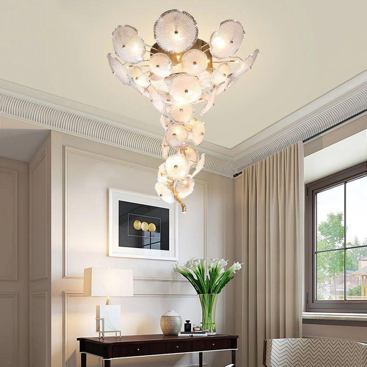 Nenufar Water Modern Branch Chandelier by Bling Lighting Studio
