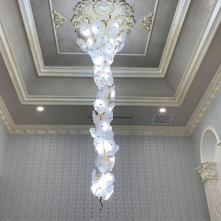 Nenufar Water Modern Branch Chandelier by Bling Lighting Studio