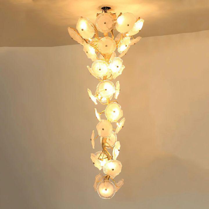 Nenufar Water Modern Branch Chandelier by Bling Lighting Studio