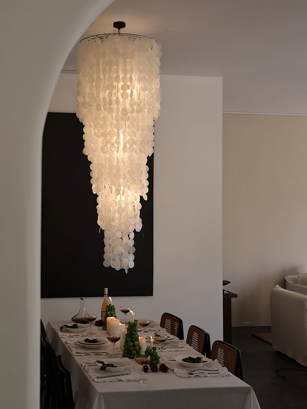 Modern Nerida Shell Chandelier product image