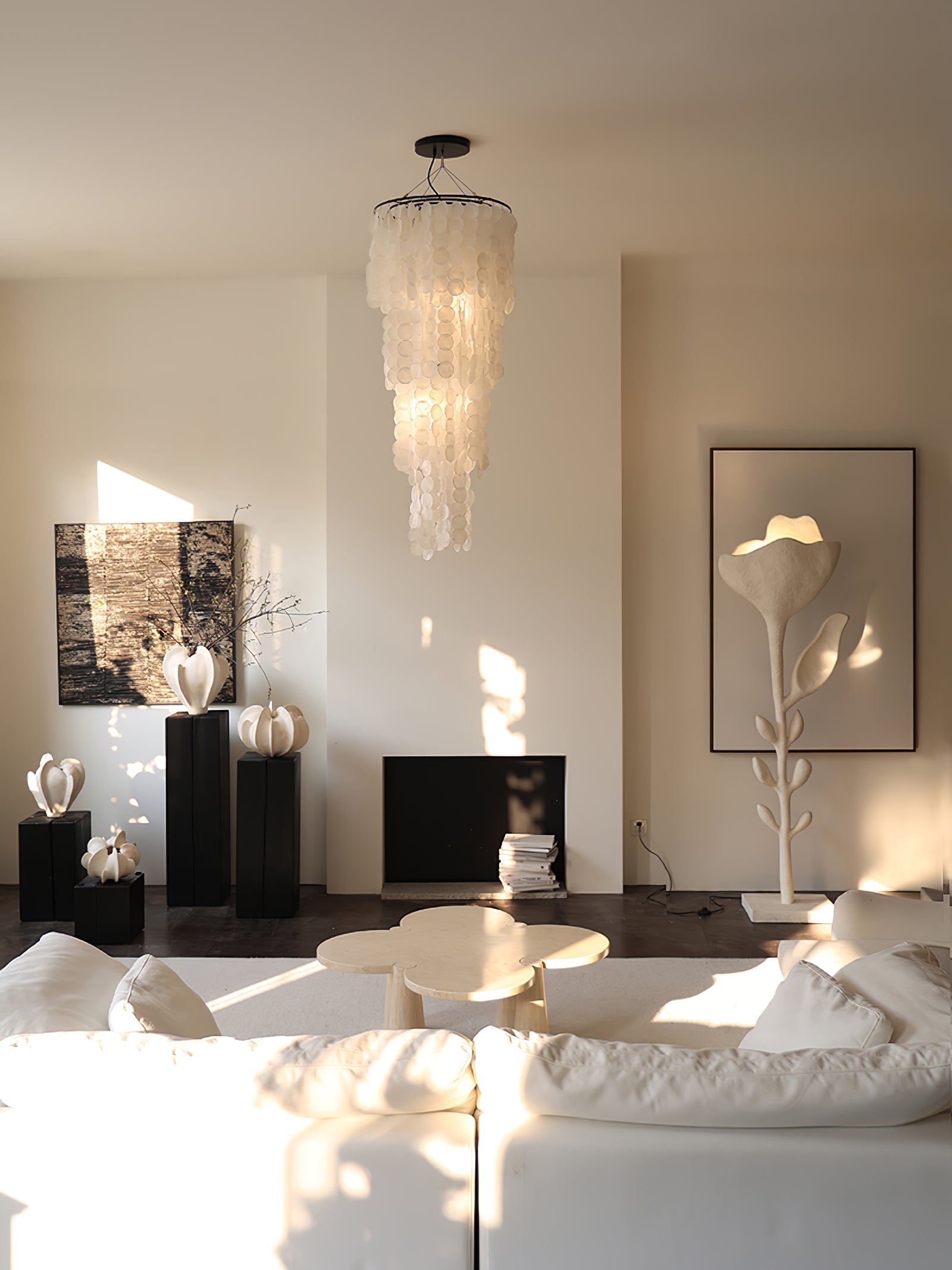 Modern Nerida Shell Chandelier product image